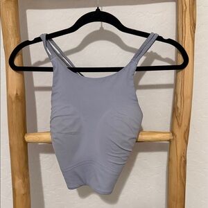 Lululemon Athletica Blue Ruched Tank Top